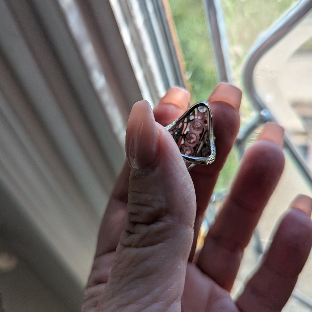 Antique Platinum 1.48TW diamond ring size 5.5 ๐น๐น๐น๐น - Picture 11 of 15